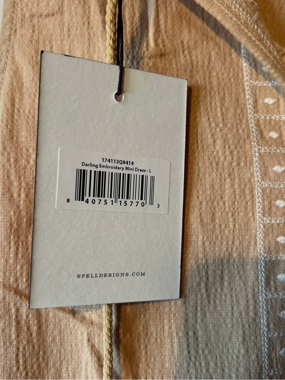 Spell Darling Embroidery Mini Dress - Picture 11 of 13